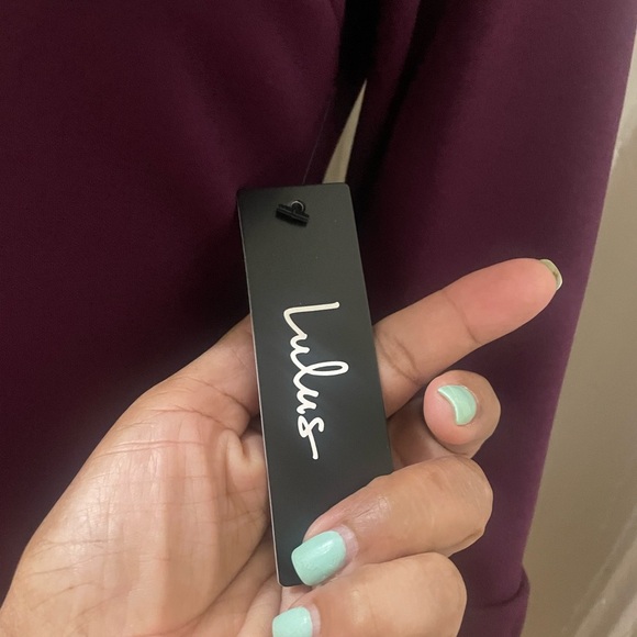 Lulu's Deep Purple Long Sleeve Dress - Picture 4 of 11